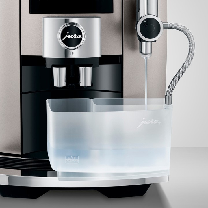 Jura J8 (EA) Midnight Silver Espresso Machine Incl. 6x400g Rigtig Kaffe Organic