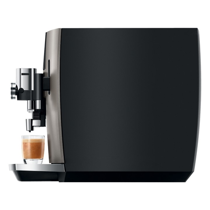 Jura J8 (EA) Midnight Silver Espresso Machine Incl. 6x400g Rigtig Kaffe Organic