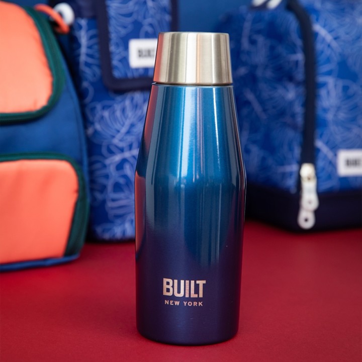 BUILT Perfect Seal Thermos Bottle 0.33 L Midnight Blue