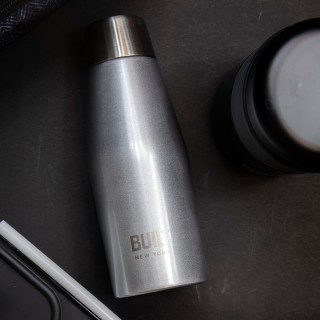 BUILT Perfect Seal Thermos Bottle 0.33 L Silver