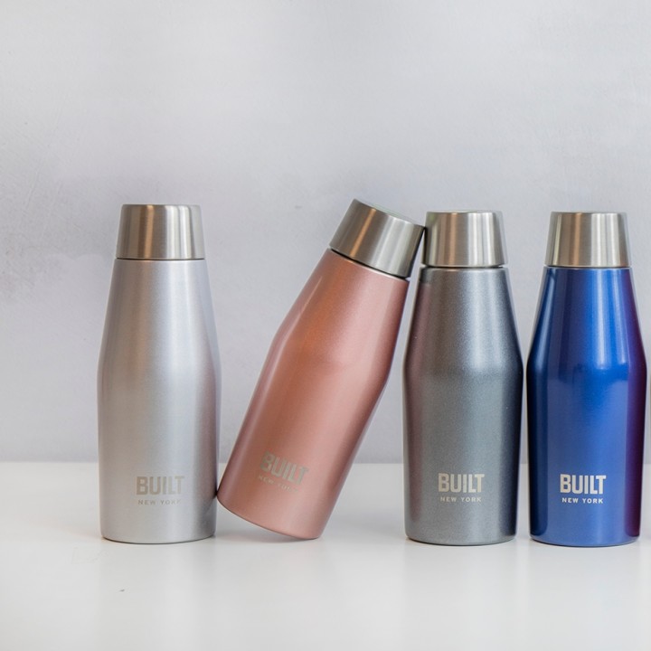 BUILT Perfect Seal Thermos Bottle 0.33 L Silver