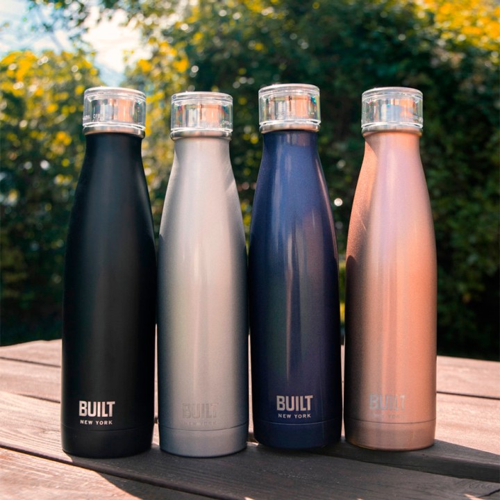 BUILT Perfect Seal Thermos Bottle 0.5 L Midnight Blue