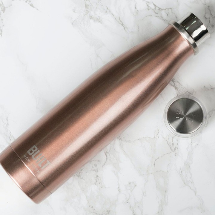 BUILT Perfect Seal Thermos Bottle 0.5 L Rose Gold