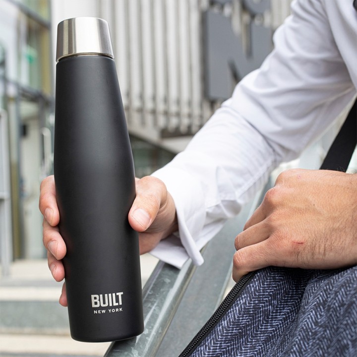 BUILT Perfect Seal Insulated Bottle 0.54 L Black