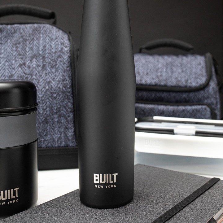BUILT Perfect Seal Insulated Bottle 0.54 L Black