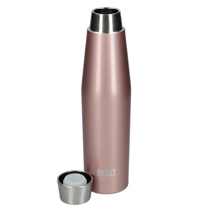 BUILT Perfect Seal Thermos Bottle 0.54 L Rose Gold