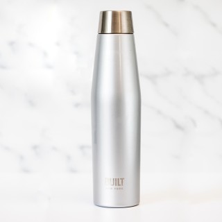 BUILT Perfect Seal Insulated Bottle 0.54 L Silver