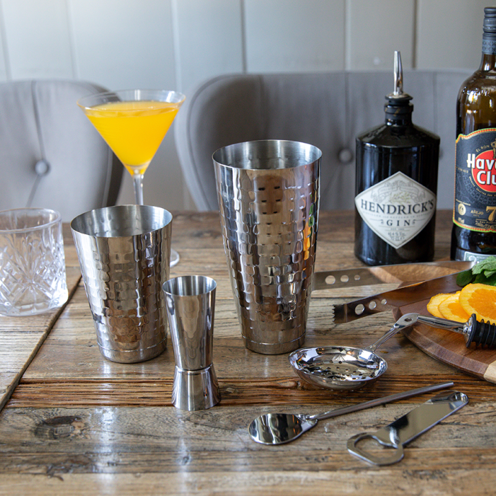 BarCraft Boston Bar Set 8-Piece Steel