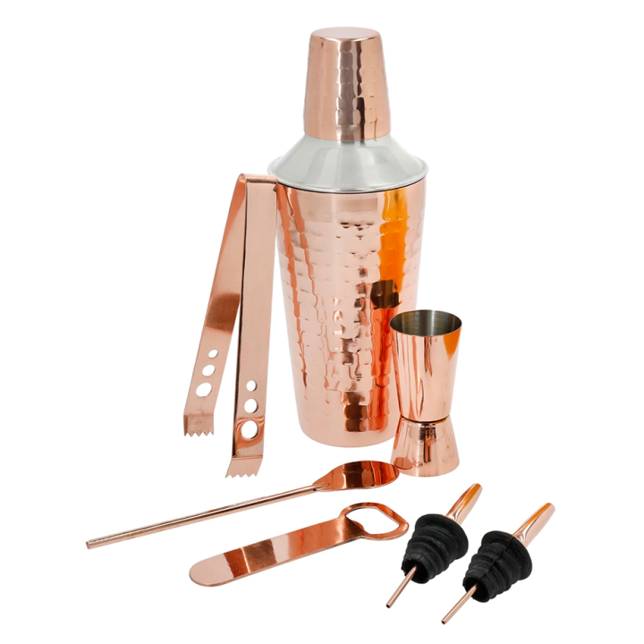 BarCraft Bar set 7-piece Copper