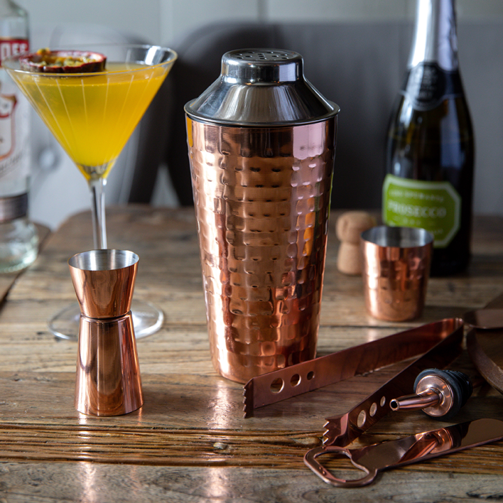 BarCraft Bar set 7-piece Copper