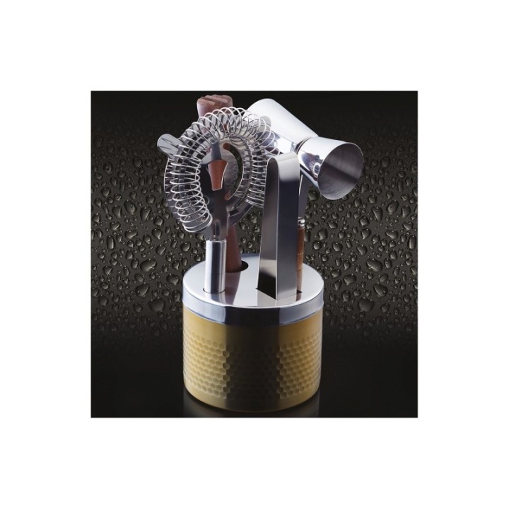 BarCraft Bar set 5-piece Gold