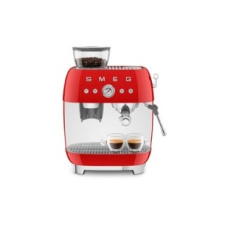 Smeg EGF03RDEU Manual espresso machine Incl. grinder Red