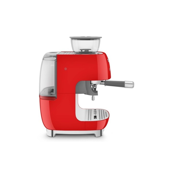 Smeg EGF03RDEU Manual espresso machine Incl. grinder Red