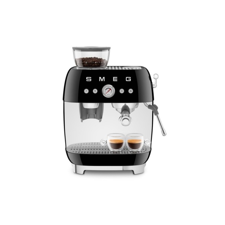 Smeg EGF03BLEU Manual espresso machine Incl. grinder Black