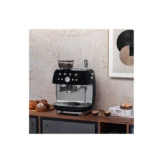 Smeg EGF03BLEU Manual espresso machine Incl. grinder Black