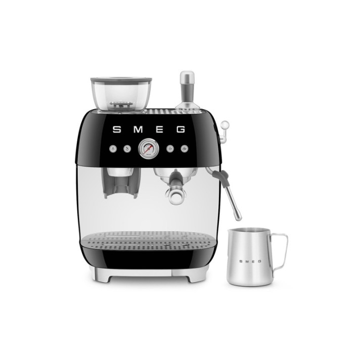 Smeg EGF03BLEU Manual espresso machine Incl. grinder Black