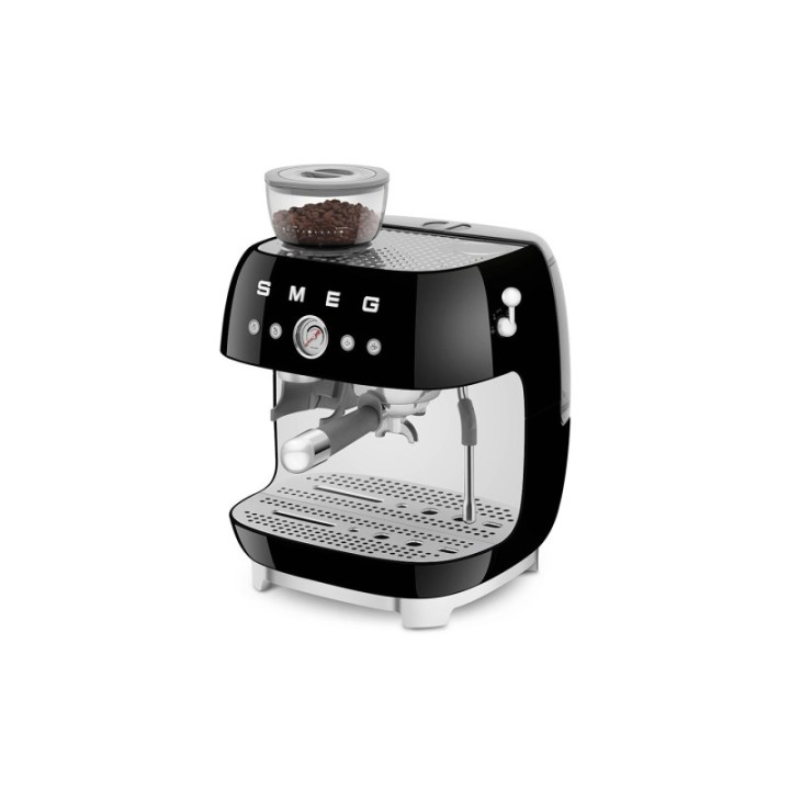 Smeg EGF03BLEU Manual espresso machine Incl. grinder Black