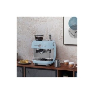 Smeg EGF03PBEU Manual espresso machine incl. grinder Pastel blue