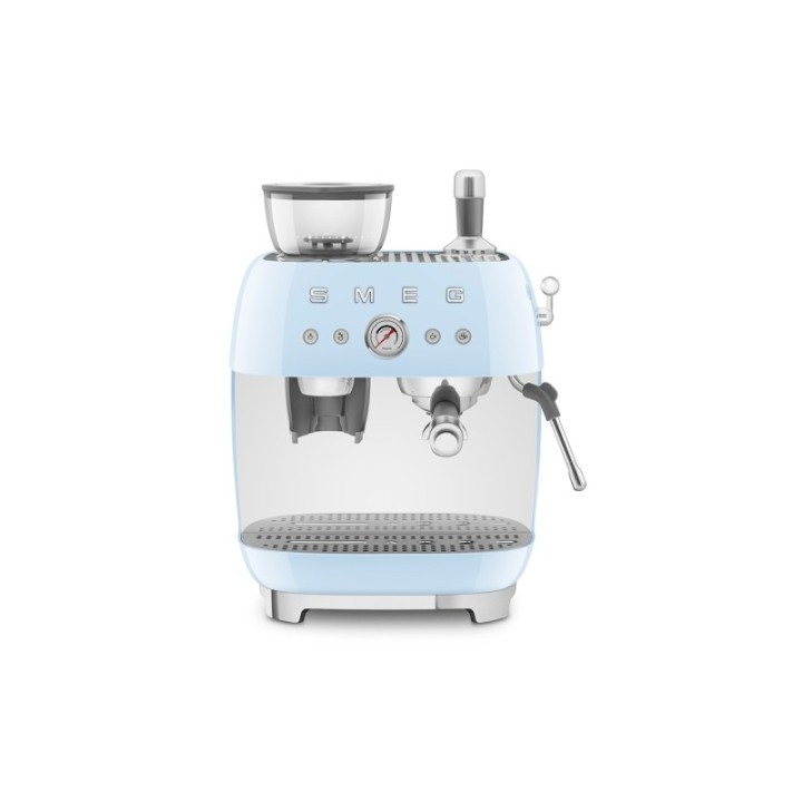 Smeg EGF03PBEU Manual espresso machine incl. grinder Pastel blue