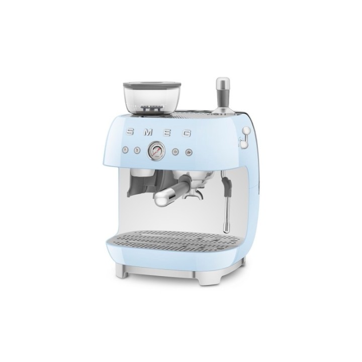 Smeg EGF03PBEU Manual espresso machine incl. grinder Pastel blue