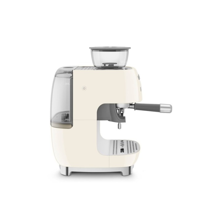Smeg EGF03CREU Manual espresso machine Incl. grinder Cream