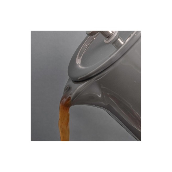 La Cafetière Barcelona 6-Cup French Press incl. Mug Cool Grey