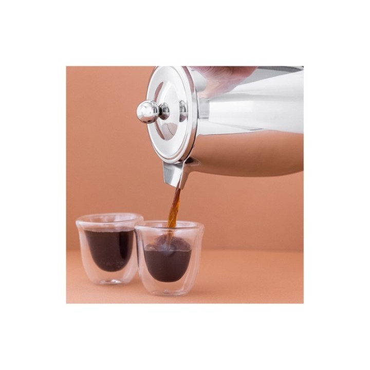 La Cafetière 3 Cup French Press Steel