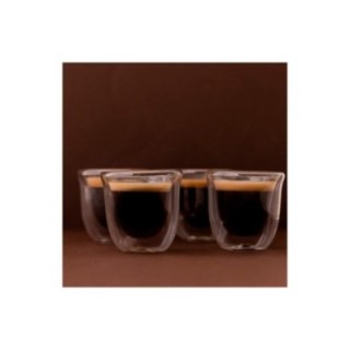 La Cafetière Double-walled espresso glasses 7.5 cl 4 pcs