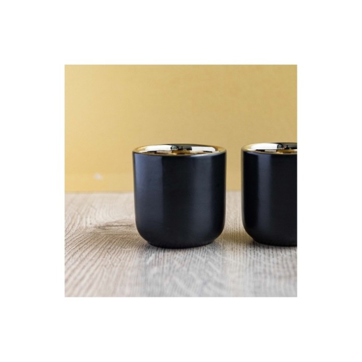 La Cafetière Double-walled Espresso Cup 7 cl 2 pcs Black/Gold