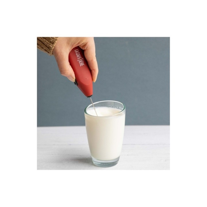 La Cafetière Milk Frother Red