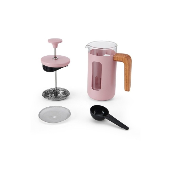 La Cafetière Pisa 3-Cup French Press Pink