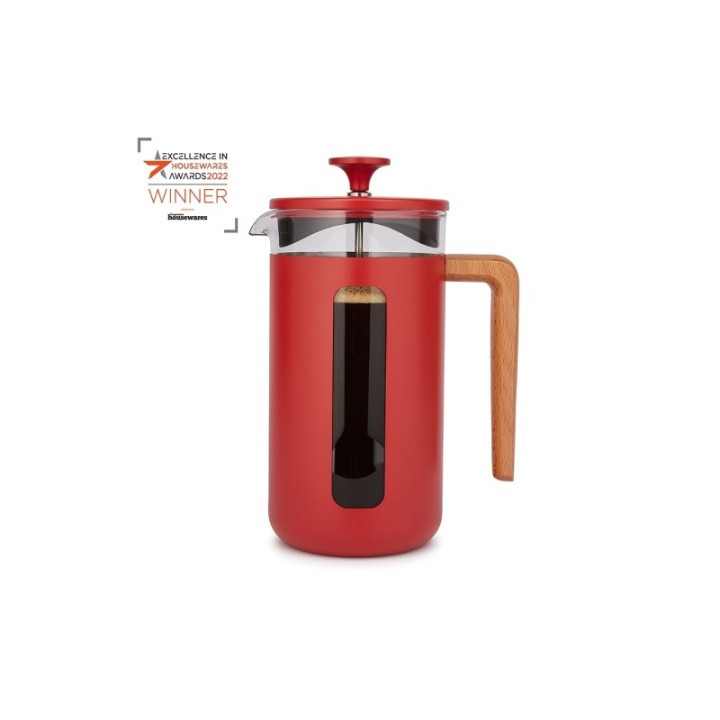 La Cafetière Pisa 8-cup French press Red