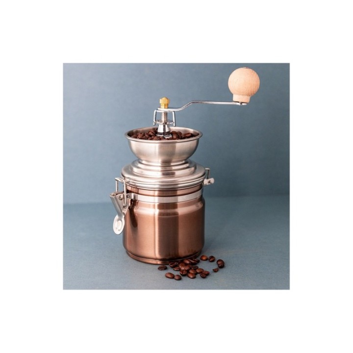 La Cafetière Manual Copper Coffee Grinder