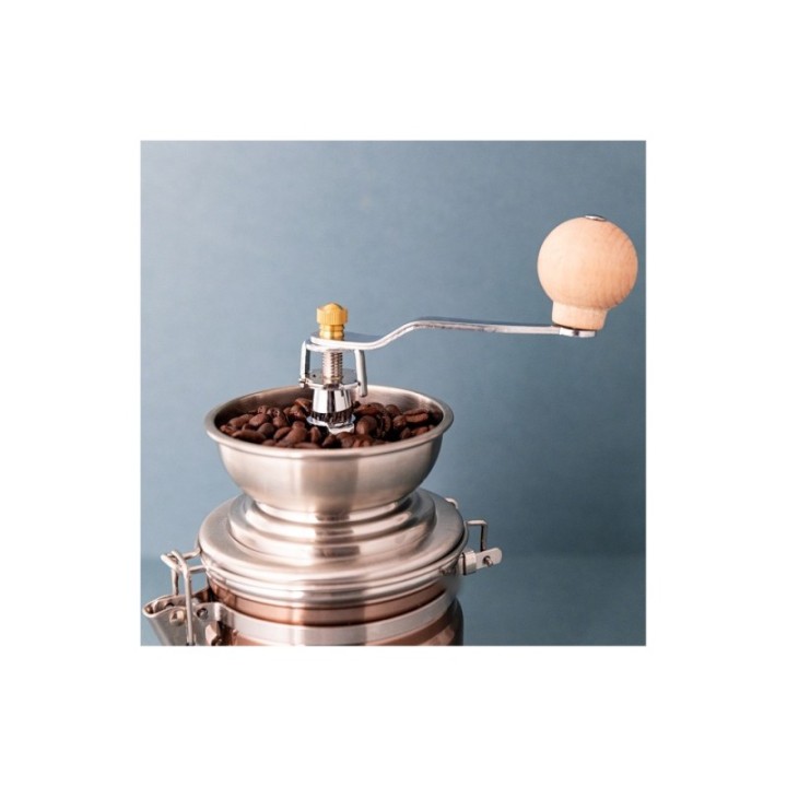 La Cafetière Manual Copper Coffee Grinder