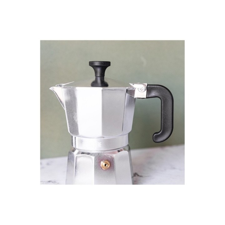La Cafetière Venice 3-Cup Espresso Pot Steel