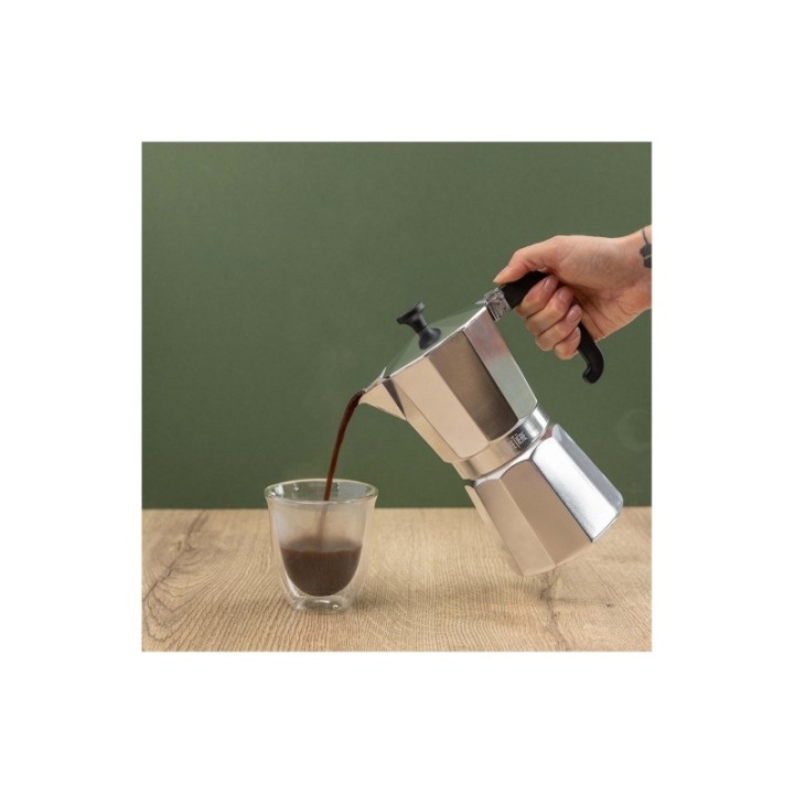 La Cafetière Venice 9-Cup Espresso Pot Steel