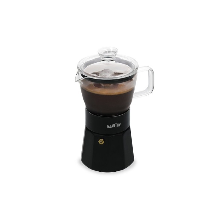 La Cafetière Verona 6-Cup Espresso Pot Black