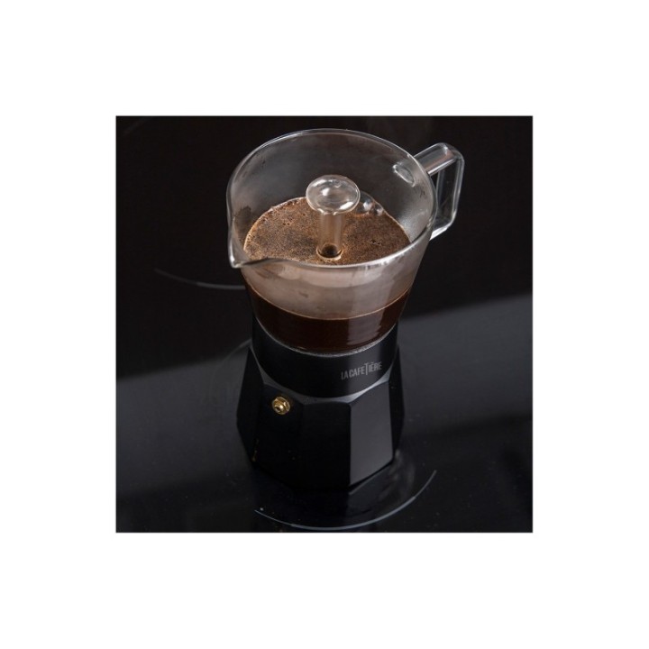 La Cafetière Verona 6-Cup Espresso Pot Black