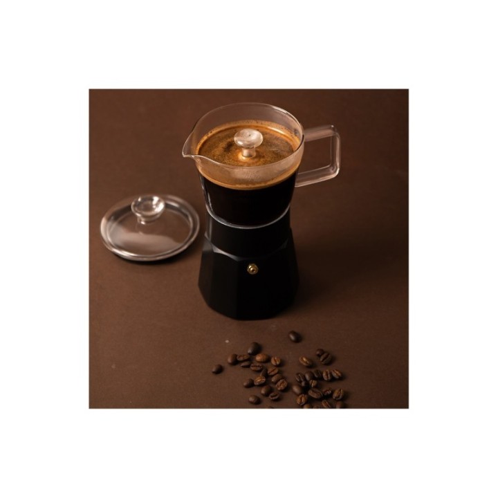 La Cafetière Verona 6-Cup Espresso Pot Black