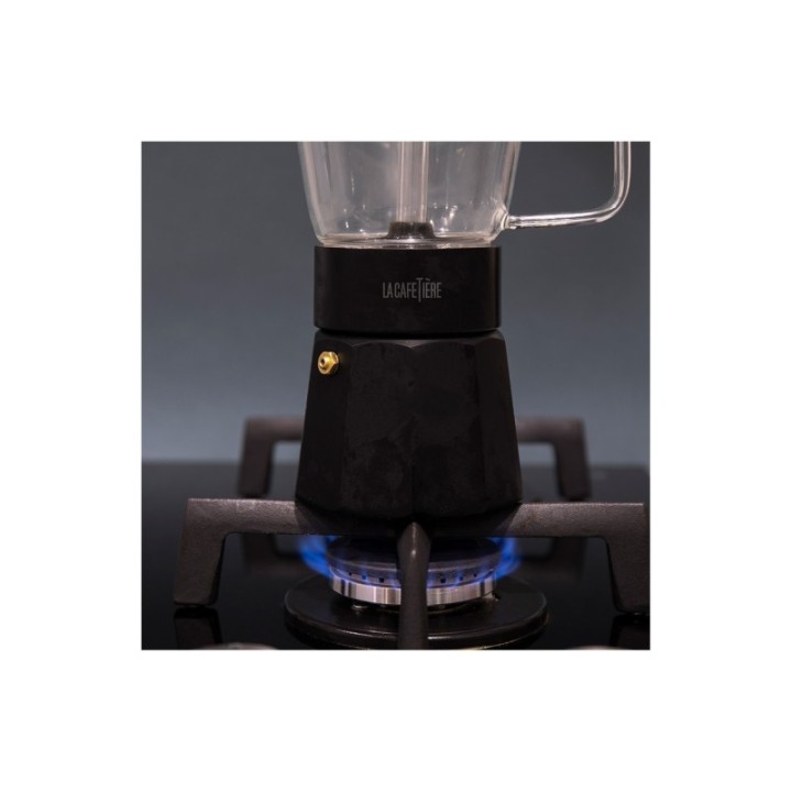 La Cafetière Verona 6-Cup Espresso Pot Black