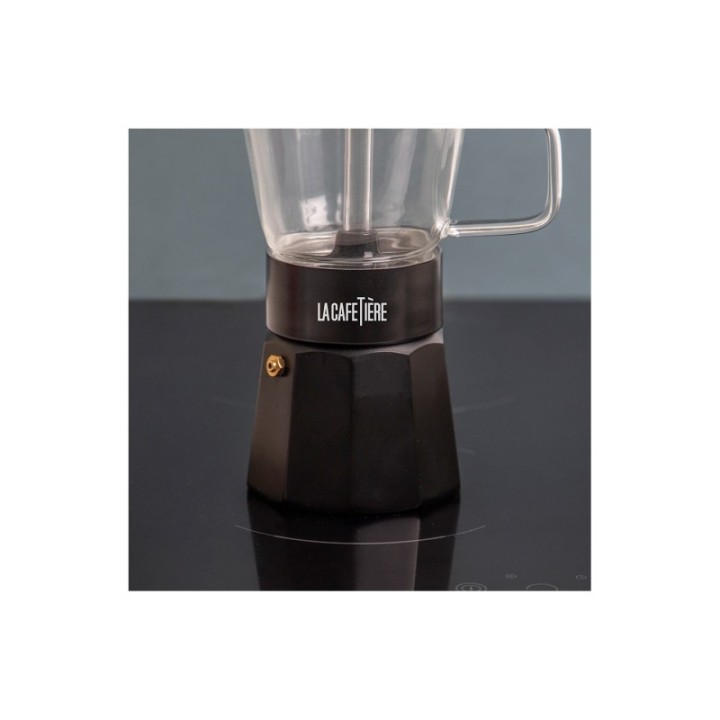 La Cafetière Verona 6-Cup Espresso Pot Black