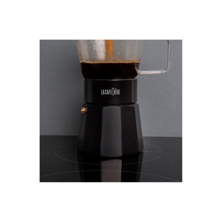 La Cafetière Verona 6-Cup Espresso Pot Black