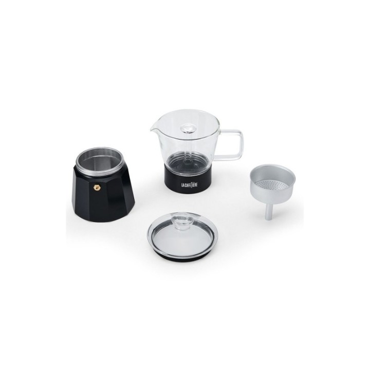 La Cafetière Verona 6-Cup Espresso Pot Black