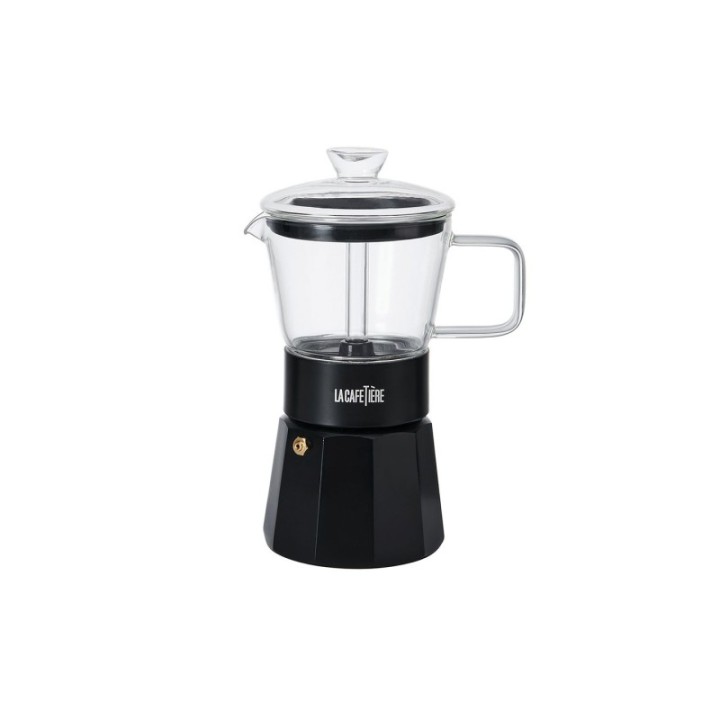La Cafetière Verona 6-Cup Espresso Pot Black