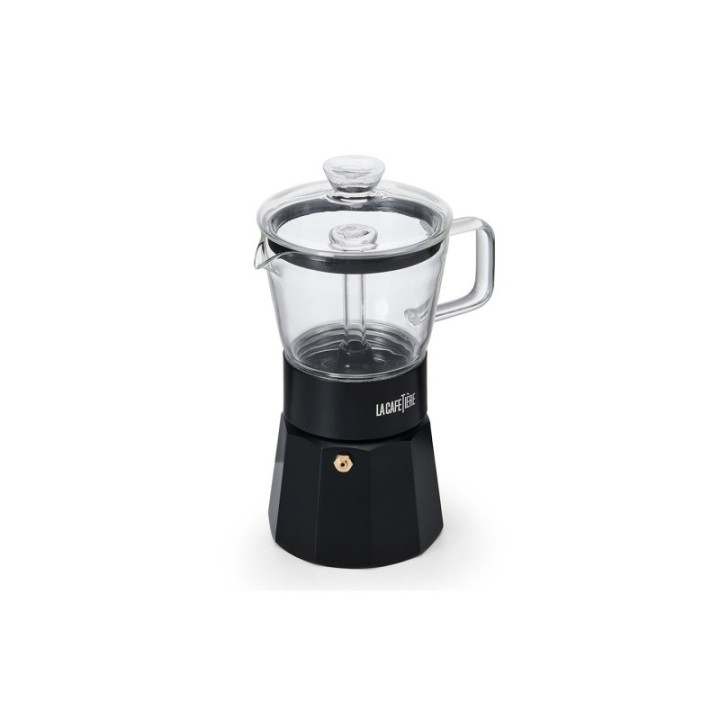 La Cafetière Verona 6-Cup Espresso Pot Black