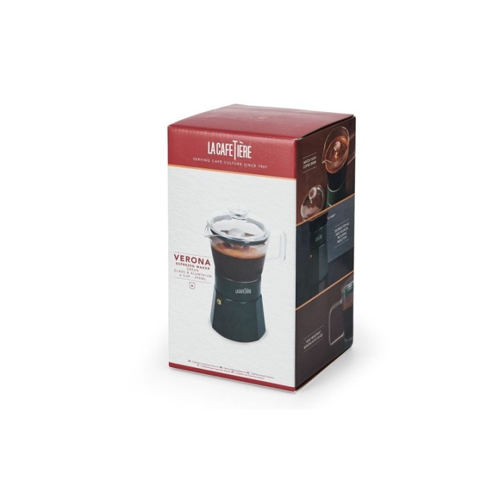 La Cafetière Verona 6-Cup Espresso Pot Green