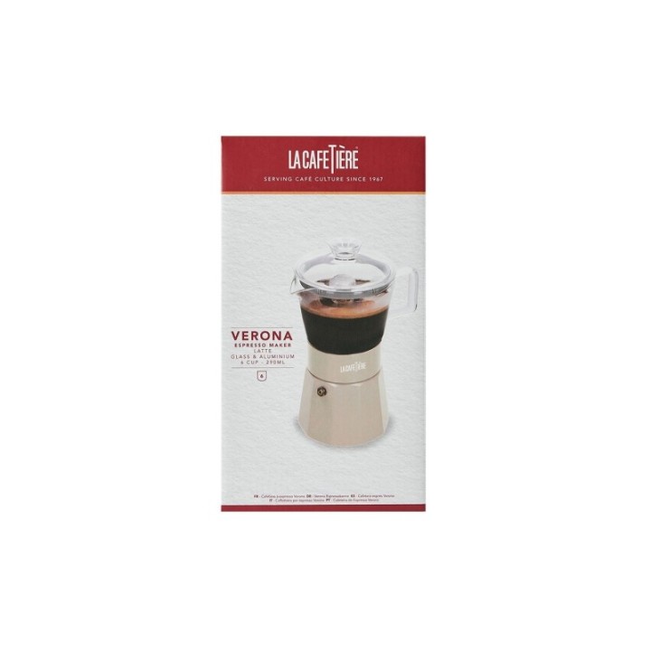 La Cafetière Verona 6-Cup Espresso Pot Latte