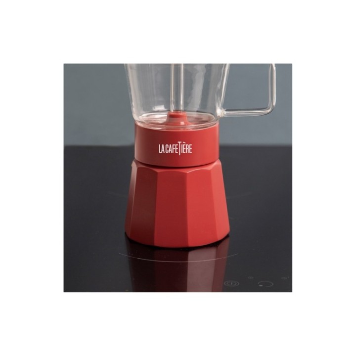 La Cafetière Verona 6-Cup Espresso Pot Red