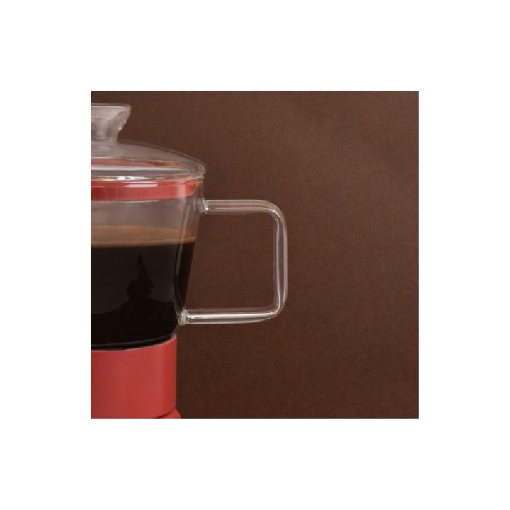 La Cafetière Verona 6-Cup Espresso Pot Red
