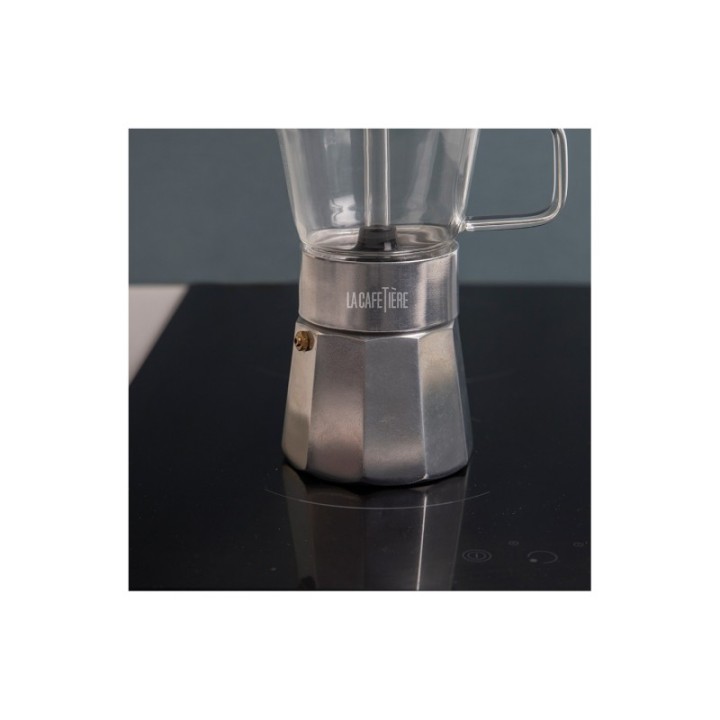 La Cafetière Verona 6-Cup Espresso Pot Steel